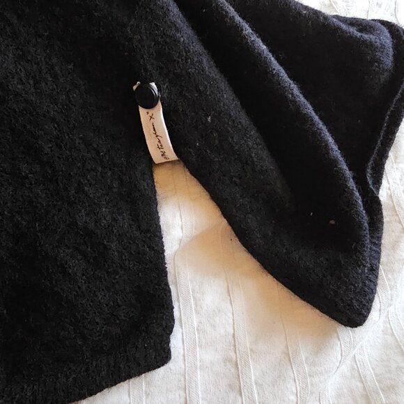 One Teaspoon 100% Merino Wool Knit Funnel Neck Dress - Black - Sz XS - Picture 7 of 16